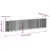 Produktbild 8 för Planteringsgabion galvaniserat järn 470x50x100 cm