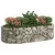 Produktbild 3 för Planteringsgabion galvaniserat järn 200x100x50 cm