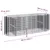 Produktbild 8 för Planteringsgabion galvaniserat järn 300x100x100 cm