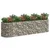 Produktbild 3 för Planteringsgabion galvaniserat järn 400x100x100 cm