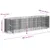 Produktbild 8 för Planteringsgabion galvaniserat järn 400x100x100 cm