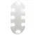 Produktbild 2 för Spegel med LED-lampor 40x20 cm glas oval