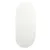 Produktbild 4 för Spegel med LED-lampor 80x40 cm glas oval