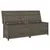 Produktbild 5 för Dynbox för trädgården antracit 200x50x56 cm massivt granträ