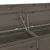 Produktbild 6 för Dynbox för trädgården antracit 200x50x56 cm massivt granträ