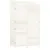 Produktbild 2 för Trädgårdsbod vit 102x52x174,5 cm massivt granträ