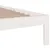 Produktbild 6 för Sängram vit massivt trä 75x190 cm
