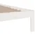 Produktbild 6 för Sängram vit massivt trä 100x200 cm