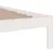 Produktbild 6 för Sängram vit massivt trä 150x200 cm