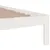 Produktbild 6 för Sängram vit massivt trä 200x200 cm