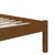 Produktbild 7 för Sängram honungsbrun massiv furu 75x190 cm 2FT6