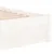 Produktbild 7 för Sängram vit massivt trä 75x190 cm