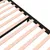 Produktbild 8 för Sängram svart massivt trä 120x200 cm