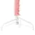 Produktbild 7 för Smal halv plastgran med stativ rosa 120 cm