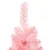 Produktbild 6 för Smal halv plastgran med stativ rosa 150 cm