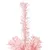 Produktbild 4 för Smal halv plastgran med stativ rosa 210 cm