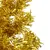 Produktbild 6 för Smal halv plastgran med stativ guld 120 cm