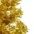 Produktbild 7 för Smal halv plastgran med stativ guld 210 cm