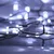 Produktbild 4 för Ljusslinga med 300 LED kallvit 30 m PVC