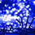 Produktbild 4 för Ljusslinga med 400 LED cluster blå 7,4 m PVC