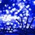 Produktbild 4 för Ljusslinga med 1000 LED cluster blå 11 m PVC
