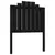 Produktbild 2 för Sänggavel svart 81x4x110 cm massiv furu