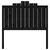 Produktbild 4 för Sänggavel svart 106x4x110 cm massiv furu