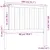 Produktbild 6 för Sänggavel svart 106x6x101 cm massiv furu