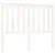 Produktbild 2 för Sänggavel vit 126x6x101 cm massiv furu