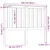 Produktbild 6 för Sänggavel honungsbrun 126x6x101 cm massiv furu