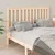 Produktbild 4 för Sänggavel 156x6x101 cm massiv furu