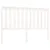 Produktbild 2 för Sänggavel vit 166x6x101 cm massiv furu