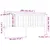 Produktbild 6 för Sänggavel 206x6x101 cm massiv furu