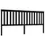 Produktbild 2 för Sänggavel svart 206x6x101 cm massiv furu