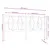 Produktbild 6 för Sänggavel honungsbrun 206x4x100 cm massiv furu