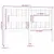 Produktbild 6 för Sänggavel svart 156x4x100 cm massiv furu