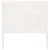 Produktbild 4 för Sänggavel vit 81x4x100 cm massiv furu