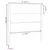 Produktbild 6 för Sänggavel vit 81x4x100 cm massiv furu