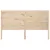 Produktbild 3 för Sänggavel 156x4x100 cm massiv furu