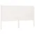 Produktbild 2 för Sänggavel vit 156x4x100 cm massiv furu
