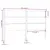 Produktbild 6 för Sänggavel vit 156x4x100 cm massiv furu
