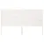 Produktbild 3 för Sänggavel vit 166x4x100 cm massiv furu