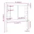 Produktbild 6 för Sänggavel honungsbrun 81x4x100 cm massiv furu