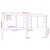 Produktbild 6 för Sänggavel 156x4x100 cm massiv furu