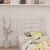 Produktbild 4 för Sänggavel vit 106x4x100 cm massiv furu