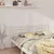 Produktbild 4 för Sänggavel vit 156x4x100 cm massiv furu