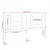 Produktbild 6 för Sänggavel vit 166x4x100 cm massiv furu