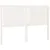 Produktbild 2 för Sänggavel vit 140,5x4x100 cm massiv furu