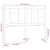 Produktbild 6 för Sänggavel vit 165,5x4x100 cm massiv furu
