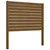 Produktbild 2 för Sänggavel honungsbrun 81x4x100 cm massiv furu